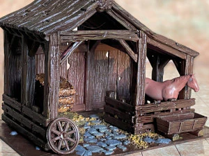 Small Stable 3D Print Model