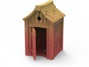 Nebengeb&auml;ude 3D Druckmodell