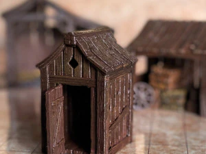 Banheiro externo Modelo de Impressão 3D