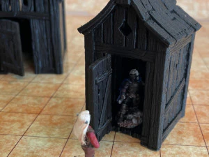 Banheiro externo Modelo de Impressão 3D