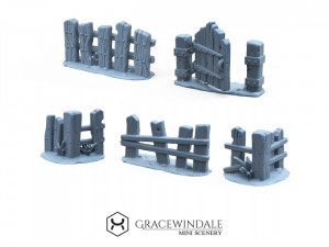 Modular Farm Fence 3D Принт Модель