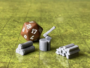 Firewood 3D Print Model