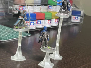 Modular Flying Bases 3D Print Model