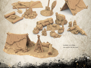Adventurers Pack 3D Принт Модель