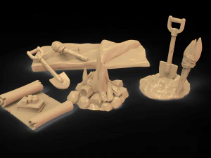 Pack Aventuriers Modèles 3D en vedette