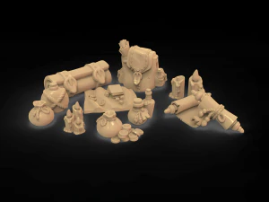 Pack Aventuriers Modèles 3D en vedette