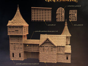 Gracewindale - Gatehouse 3D Print Model