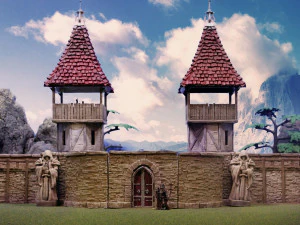Town Walls Set 3D Print Model