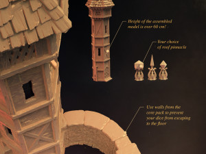 Gracewindale Dice Tower 3D Принт Модель