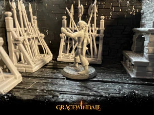 Gatehouse - Weapon Racks 3D Print Model
