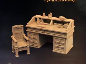 Gatehouse &ndash; Schreibtisch 3D Druckmodell