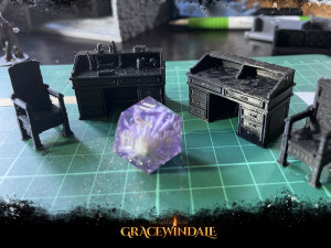 Gatehouse - Writing Desk 3D Print Model