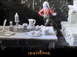 Gatehouse - Dining Set 3D प्रिंट मॉडल