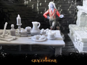 Gatehouse - Dining Set 3D Print Model