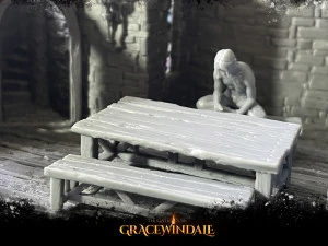 Gatehouse - Dining Set 3D Print Model