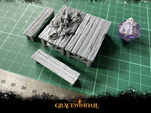 Gatehouse - Dining Set 3D Print Model