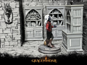 Gatehouse - Bookcase 3D-Druckmodell