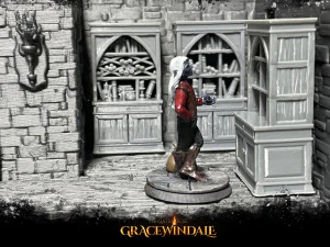 Gatehouse - Bookcase 3D Print Model