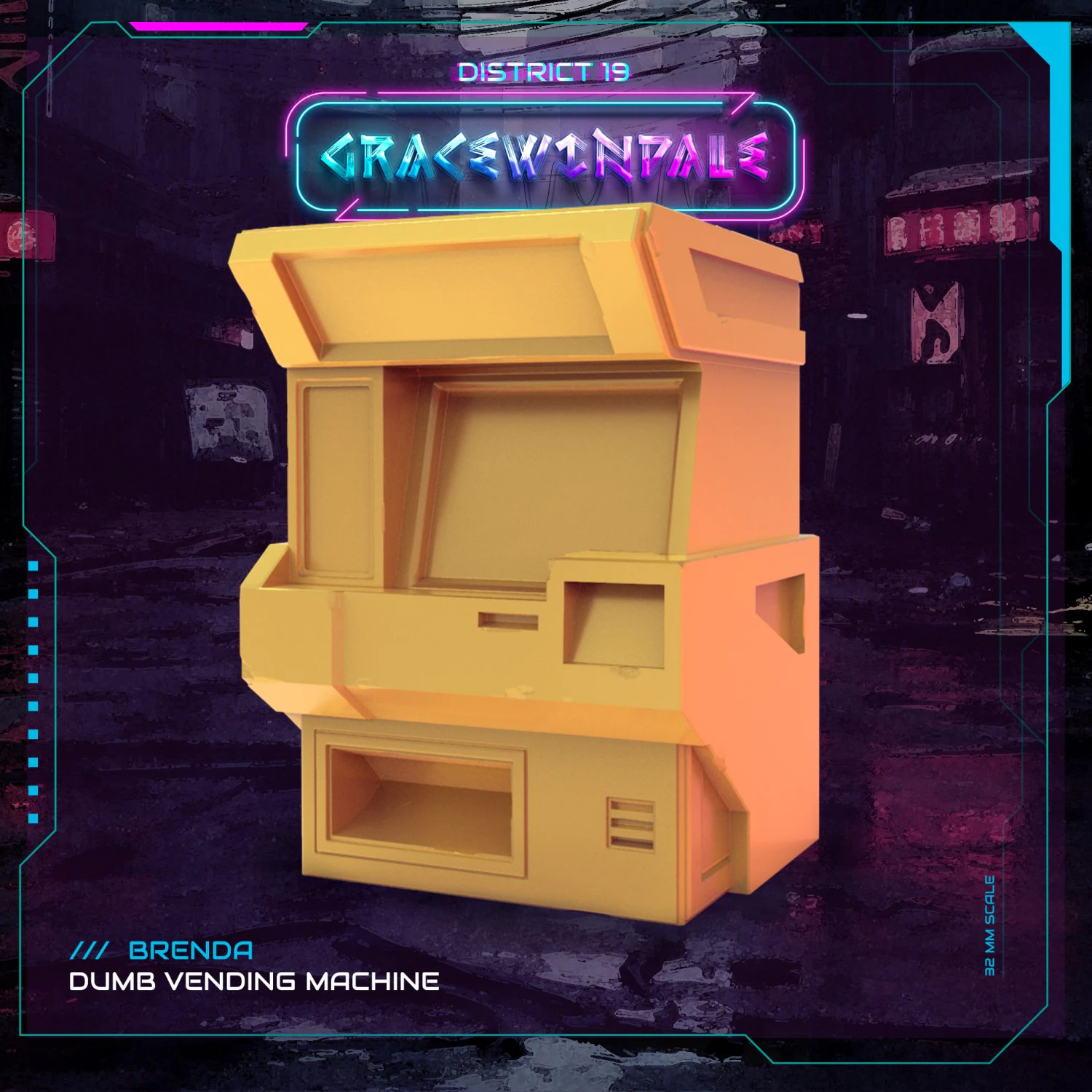 Brenda - Dumb vending machine 3D Print Model .c4d .max .obj .3ds .fbx .stl .blend 