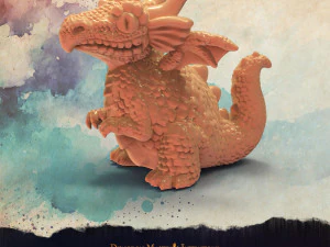 Kleiner Drache 3D Druckmodell