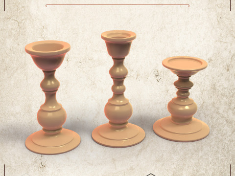 Candle Holder 3D प्रिंट मॉडल