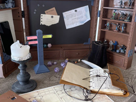 Display miniatura de invent&aacute;rio DM - tela DM pequena Modelo de Impressão 3D