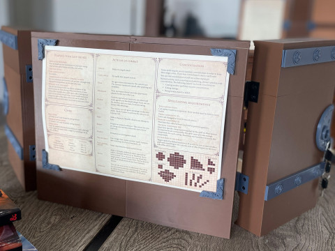 DM Inventory Miniature Display - Small DM Screen 3D Print Model