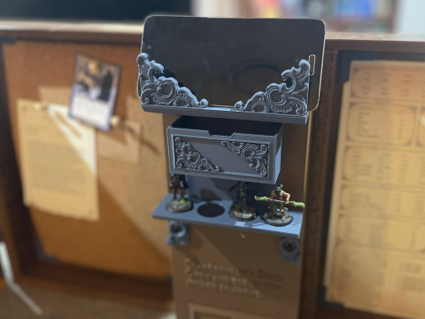 DMs Inventory Big DM Screen 3D Принт Модель