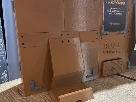 DMs Inventory Big DM Screen 3D Print Model