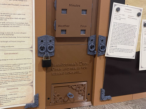 DMs Inventory Big DM Screen 3D Принт Модель