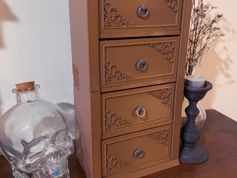 Mini gavetas de invent&aacute;rio DMs Modelo de Impressão 3D