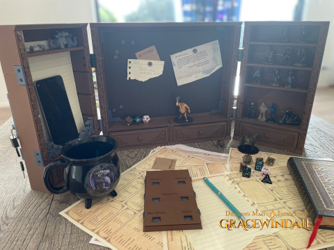 DM Inventory Time Weather Tracker 3D-Druckmodell