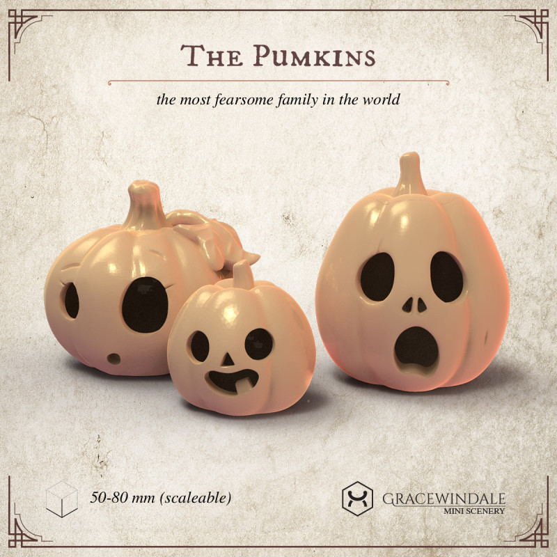 The Pumkins 3D 打印模型 .c4d .max .obj .3ds .fbx .stl .blend
