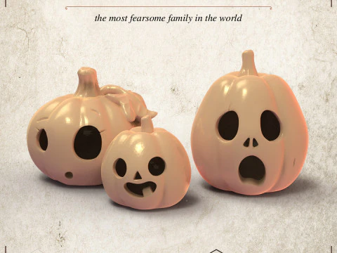 パンプキンズ 3Dプリントモデル