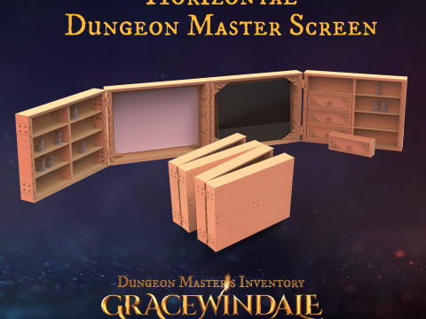 DM Inventory Horizontal Screen 3D Принт Модель