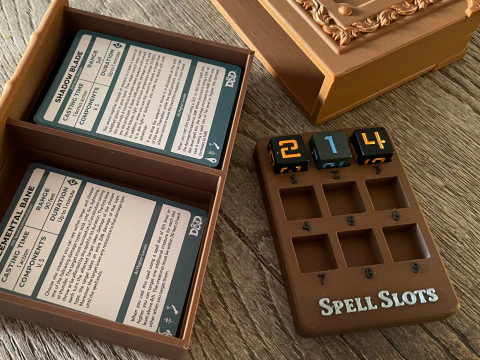 DM Inventory Spell Book 3D Print Model