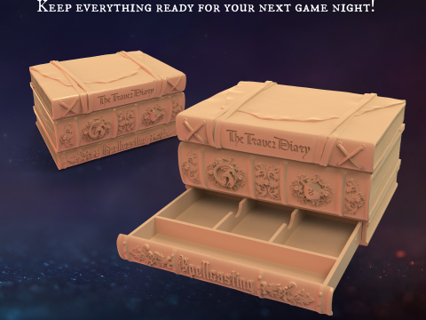 DM Inventory Ultimate Players Case Modelo de Impressão 3D