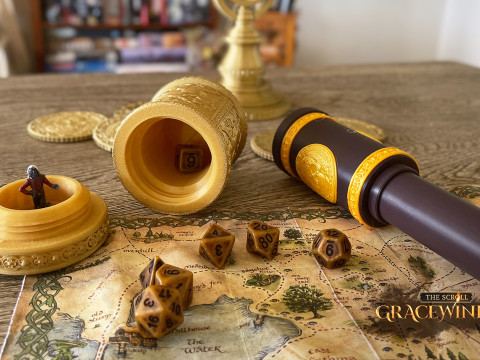 Pirates Scroll Holder 3D 打印模型