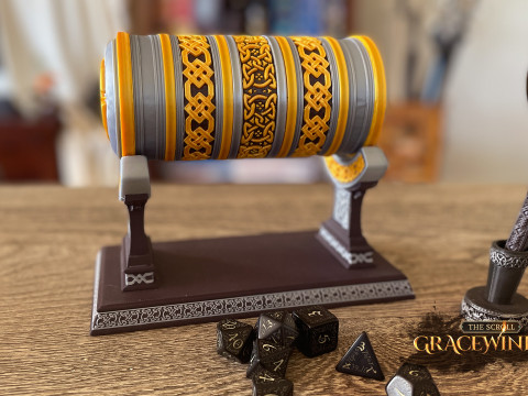 Scribes Scroll Holder 3D 프린트 모델