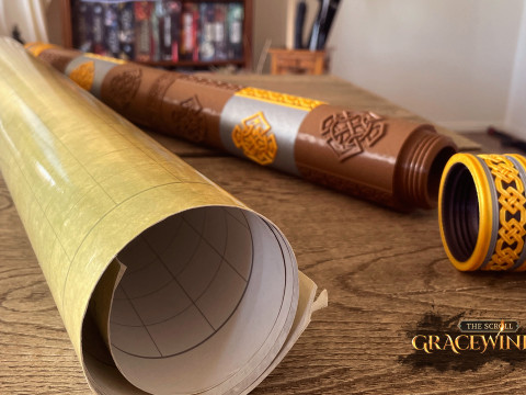 Scribes Scroll Holder 3D 프린트 모델