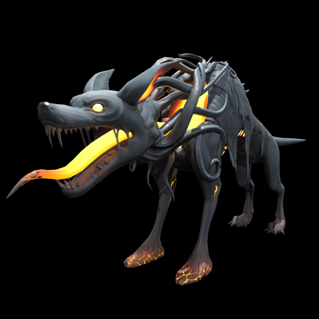Hound 3D Модель .c4d .max .obj .3ds .fbx .stl .blend 