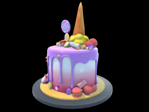 Cake Modello 3D