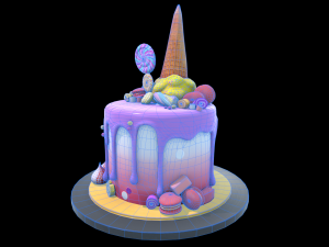 Cake Modello 3D