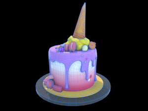 Cake Modello 3D