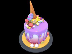 Cake Modello 3D