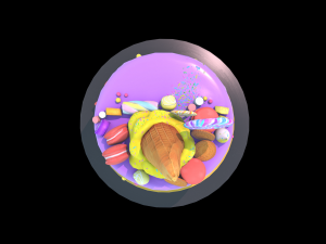 Cake Modello 3D
