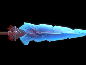 Crystal Sword Modèle 3D