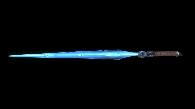 Crystal Sword 3D Model in Melee 3DExport