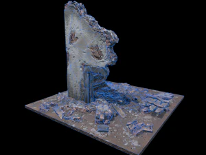 Damaged House 3D Model