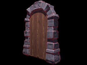 Dungeon Door 3D Model